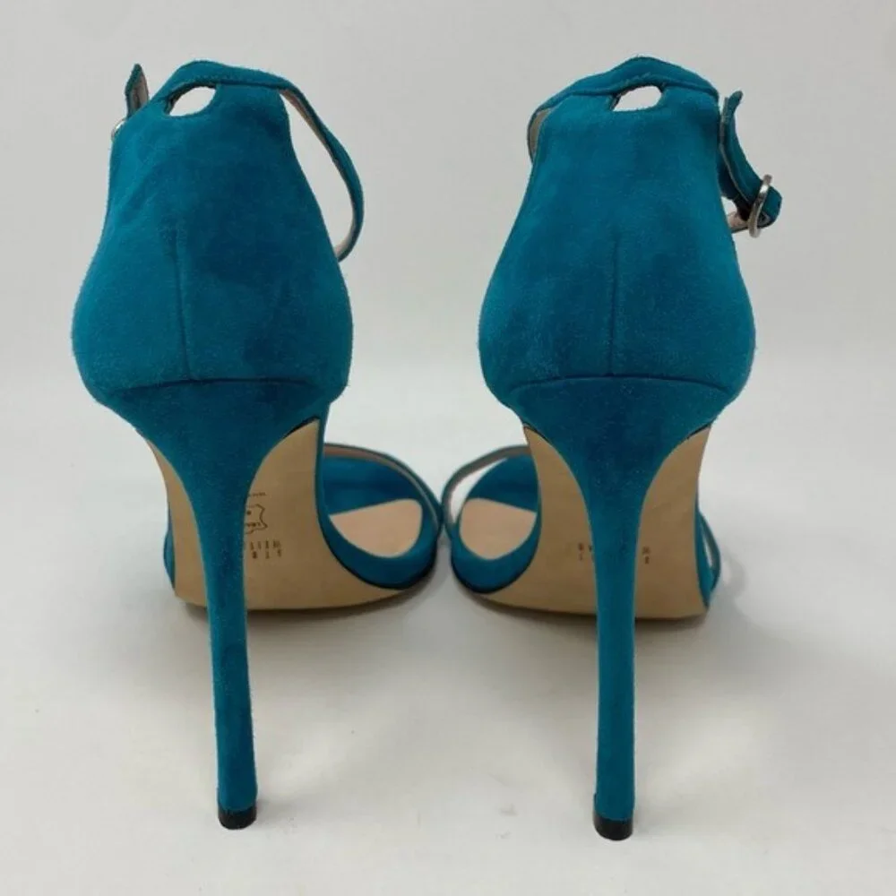 Stuart Weitzman Suede Ankle-Strap Sandals size 9